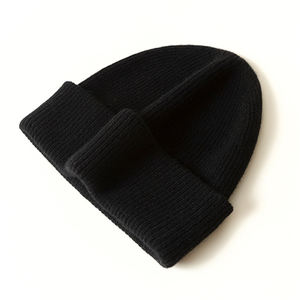 High Quality Cashmere Knitted Hat for Men Casual Beanie Cap Winter Soft Warm Caps Wool Beanies Men Knitted Warm Hat - Product Image 3