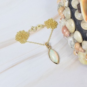 ยอดนิยมอีธิโอเปียโอปอล 925 เงินสเตอร์ลิงอัญมณีโซ่จี้เดือนตุลาคม Birthstone หินธรรมชาติของขวัญวันเกิด - Product Image 3