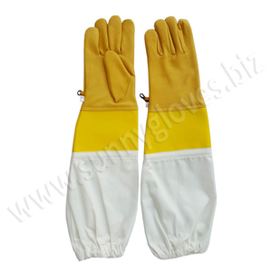 แพะหนังราคาโรงงานผึ้งรักษาถุงมือป้องกัน - Product Image 5