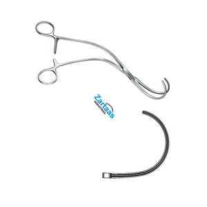 Fórceps de vasos sanguíneos Weber de acero inoxidable de alta calidad curvado derecho 26cm/10,25 "Fabricante de instrumentos de Neurocirugía - Product Image 6