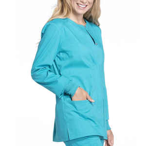 Enfermera médica Unisex Scrub Chaquetas Algodón Poliéster Stretch Hospital Scrub Jacket - Product Image 2