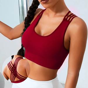 Soutien-gorge de sport pour femmes de qualité supérieure respirant et logo le plus vendu Fabriqué au Pakistan Soutien-gorge de sport compressé pour femmes - Product Image 1