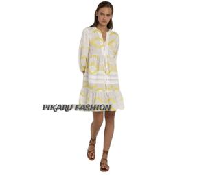 2024 New Arrival Women <b>Dresses</b> Custom Embroidery Long Sleeve Boho Fashion Wholesale Price Product - Product Image 1