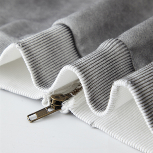 คงความอบอุ่นสบายและอินเทรนด์ด้วยซิปมีฮู้ดคุณภาพสูงของเราสไตล์สตรีทสไตล์วินเทจปรับแต่งได้ตามต้องการ! - Product Image 6