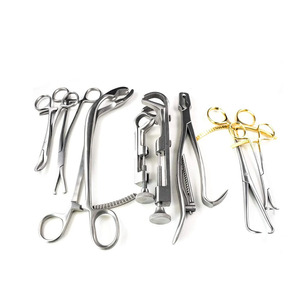 Kit Profesional de Instrumentos Manuales para Cirugía Ortopédica, Juego de Instrumentos de Acero Inoxidable Alemán, Pinzas para Sujetar Huesos, Curetas - Product Image 3