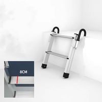 Échelle pliante multifonctionnelle légère en alliage d'aluminium Échelle RV épaissie
