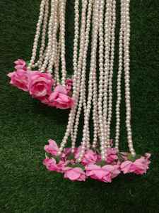 Elegantes guirnaldas de rosas y perlas para cualquier ocasión y decoración de festivales Guirnalda de perlas florales perfecta para bodas - Product Image 4