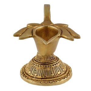 Mejor precio latón Diya Pooja accesorios Lotus Diyas para decoración del hogar Festival decoración regalos de Navidad Diwali regalo - Product Image 4
