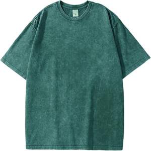 Gran oferta, camiseta lavada con ácido para hombre, camiseta personalizada en blanco de alta calidad con estampado de secado rápido, Material de alta calidad, camiseta informal para hombre - Product Image 1