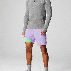 Vêtements de fitness sportifs taille moyenne pour hommes Shorts de course confortables Style unique en polyester durable-Directement de l'usine - Product Image 4