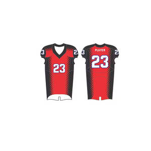 Uniforme de fútbol americano impreso por sublimación personalizado de alta calidad Jersey y pantalones cortos transpirables Verano Nuevo estilo - Product Image 5