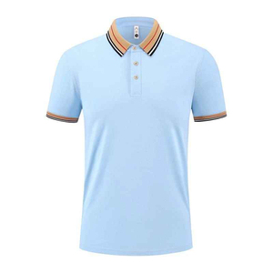 Algodón Premium para hombre para camiseta de polo Cómodo patrón sólido personalizado Lienzo Suministro directo de fábrica - Product Image 6
