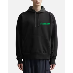Vente en gros de sweats à capuche en polyester/coton, molletonné/éponge française, 420 GSM, coupe régulière, surdimensionnés, respirants, séchage rapide, durables, pour un usage décontracté - Product Image 3