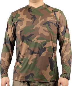 Fabricant de sweat à capuche camouflage personnalisé de haute qualité pour hommes vêtements de pêche chemise de chasse à manches longues séchage rapide vêtements de chasse performants - Product Image 1