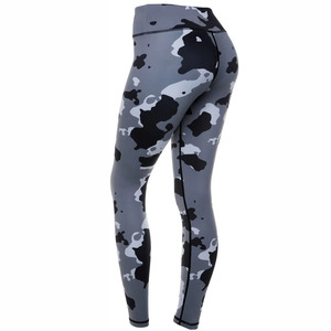 Tela de punto sin costuras Elastano Tapered High Waisted Shadow Legging sin costuras para mujer Gym Tight Custom Logo Fitness Wear - Product Image 5