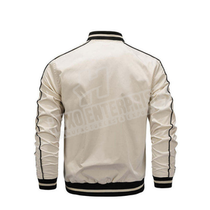 Cool Satin Authentic Factory Supply Chaquetas de satén de seda de béisbol para hombres Sublimación personalizada Bomber Jacker de satén de alta calidad - Product Image 3