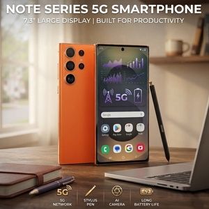 Smartphone 5G Note Style con <span class=keywords><strong>Android</strong></span> 15, Stilo Integrato, 12GB RAM, 512GB ROM, Display 7.3 Pollici, Octa Core, Dual SIM, Sbloccato, Versione Globale - Product Image 6