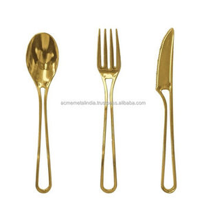 Ensemble de couverts élégants en or couteau à fromage fourchette épandeur en acier inoxydable avec poignées en résine parfait pour l'approvisionnement en ustensiles de cuisine élégants - Product Image 2