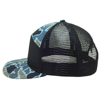 7 Panneau Structuré Blanc Camo Snapback Caps Old School Personnalisé Marque Privée Maille Dos Camionneur Chapeaux OEM Vietnam Chapeau Fournisseur L01