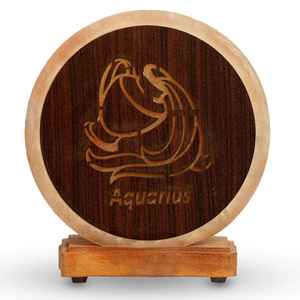 Zodiac Sign Wood Shape Lamps Best Quality Pure <b>Crystal</b> Himalayan Salt Decorations Natural Crafts Available in Wholesale Price - Product Image 2