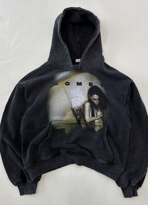 2025 DTG imprimé motif col rond à capuche sweat à capuche zippé Vintage lavage à l'acide sweat hommes sweat imprimé pull - Product Image 4