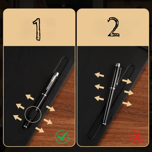 Cuadernos de conferencias de cuero PU Premium, planificador de negocios de oficina de lujo, diario A4/A5/A6, papel de tapa dura, regalo, escritura en caja - Product Image 5