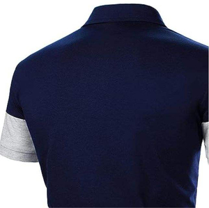 2025 hombres personalizados para Polos de alta calidad en blanco camisas lisas de gran tamaño tela de punto con patrón sólido - Product Image 5