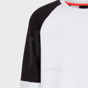 Dos tonos Premium 100% algodón polar hombres pulóver sudadera de gran tamaño invierno patrón sólido diseño forrado - Product Image 5