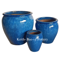 1. Grands pots de jardin en céramique émaillée, poterie vietnamienne, designs très vendus