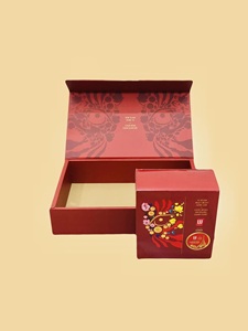 Custom Self-Erecting 30*25*8 Size Paperboard Boxes Matte Finish Glossy Lamination UV Advantage Magnet Shape Packaging Cakes Food - Product Image 3