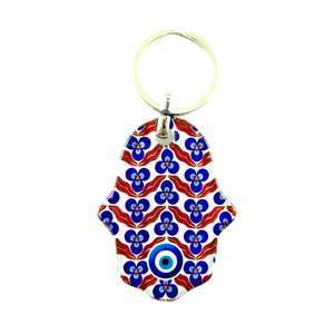Llavero de Cristal con Ojo Turco Moderno DAFNI BIG PAZAR - Regalo Promocional Novedoso - Product Image 1