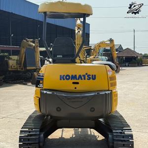 Excavadora de cadenas usada Komatsu PC35 de 3.5 toneladas con cucharón de 0.22m³, marca original japonesa, excavadora de construcción de tamaño pequeño, pocas horas de uso. - Product Image 6