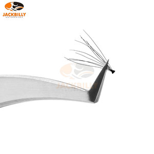Pinzas de extensión de pestañas semicurvadas de acero inoxidable de alta calidad Tipo personalizable Pedido mínimo bajo Envío rápido disponible - Product Image 2
