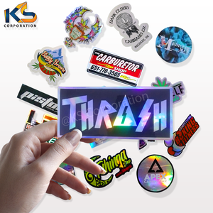 Custom Round Hologram <b>Sticker</b> <b>Logo</b> Printing Security Laser Holographic Label <b>Sticker</b> Self Adhesive Irregular Shape <b>Sticker</b> - Product Image 3