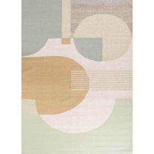 พรมเช็คเกอร์ส์ โกลด์ แฟลตวีฟส์ ทำจากขนสัตว์ ทอมือ ลายโบโฮ รูปทรงสี่เหลี่ยมผืนผ้า ลายแบบนามธรรม คุณภาพสูง ขนาด 9x12 ฟุต สำหรับห้องนอน-ADWL-13099 - Product Image 1