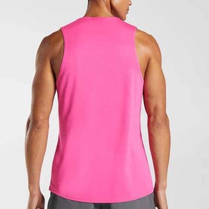 Customized Color Mens Sleeveless Tank Top Fitness Gym Casual Summer Unisex OEM Service 100% Polyester Anti-UV Quick Dry - Product Image 2