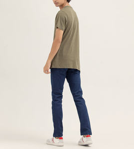 Sérigraphie Bouffée Imprimé Surdimensionné Ras Du Cou Goutte D'épaule 100% Coton Hommes T-shirt À Manches Longues - Product Image 3