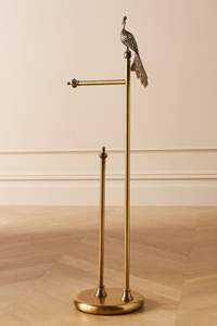 Toallero de Latón Ideal para Baños de Estilo Hotelero, con Base Resistente y Acabado Elegante, Perfecto para la Comodidad de los Huéspedes - Product Image 4