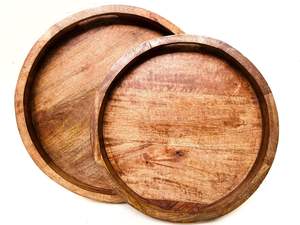 Plateau de service en bois tendance et très demandé, style chinois moderne, non toxique, pour les collations, les fruits et les salades - Product Image 6