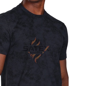 เสื้อยืดคอโอ ทรงหลวม ไหล่ตก ผ้าคอตตอน 100% หนานุ่ม ระบายอากาศดี แห้งเร็ว เป็นมิตรกับสิ่งแวดล้อม ล้างสีแบบแอซิดวอช พิมพ์ลายตามสั่ง คุณภาพสูง สไตล์วินเทจ - Product Image 3