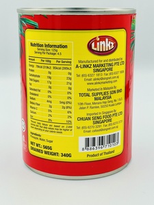 Alimentos Enlatados Deliciosos de Primera Calidad, Sabor Tropical, Listos para Comer, Halal, 565 g, Rodajas de Piña Linkz en Almíbar Espeso, Tailandia, 36 Meses - Product Image 2