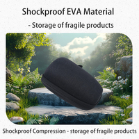 Étui de transport rigide antichoc en EVA pour tasses et théières – Housse de protection portable pour service à thé d'extérieur
