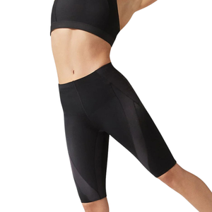 Shorts de yoga de compression pour femmes 100% nylon respirant taille élastique haute extensibilité fitness entraînement fabrication sur mesure - Product Image 4