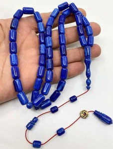Cuentas de Oración Islámicas de Cristal de Ámbar de Resina de 10 mm de Primera Calidad, Tasbih, Rosario Musulmán, Personalizable, Hecho a Mano - Product Image 6