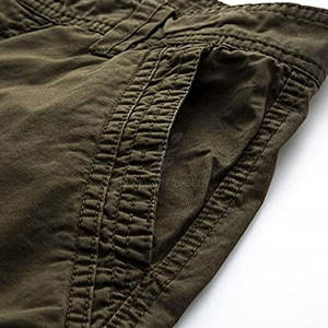 Pantalones Cortos Cargo con Tela Resistente y Tacto Suave y Cómodo, Pantalones Cortos Cargo Modernos con Bolsillos Amplios - Product Image 4