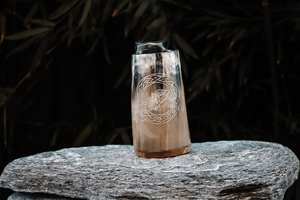 Mug en corne de loup Fenrir de style viking, fabriqué à la main en Inde, poli, durable, design unique sculpté pour les amateurs de bière et collection de cadeaux - Product Image 5