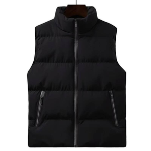 Chaleco Acolchado sin Mangas con Logotipo Personalizado para Hombre, Chalecos de Lona, Estilo Invernal Cálido, OEM - Product Image 5