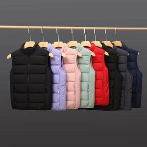Gilet d'hiver personnalisé avec logo, nouvelle mode, vestes pour hommes, col montant, veste matelassée sans manches chaude, vêtements d'extérieur, gilet en polaire pour hommes d'hiver - Product Image 1