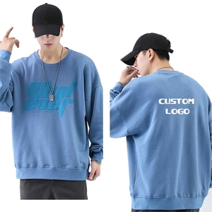 Nuevos fabricantes de ropa de aduanas, sudadera con estampado de hojaldre, ropa de calle de gran tamaño, sudaderas con estampado de hojaldre de algodón personalizadas - Product Image 5
