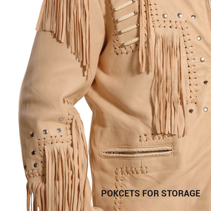 Chaqueta de Gamuza a la Moda con Borlas, Ropa de Rodeo Moderna - Product Image 3
